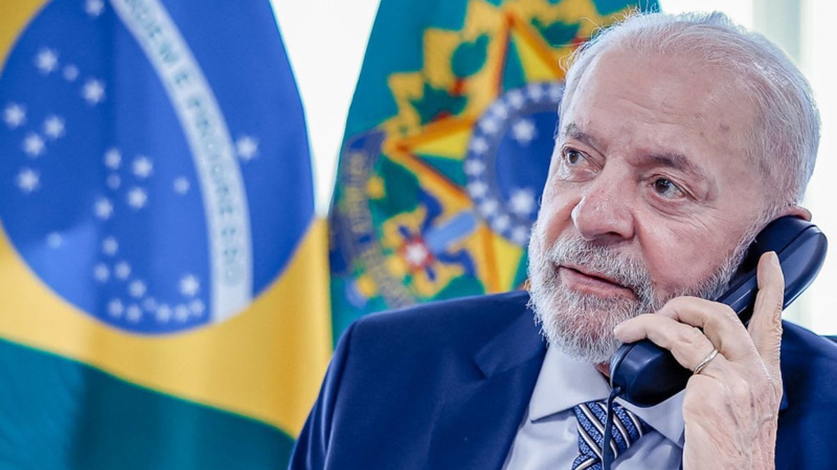 Lula falou por quase 50 minutos com Trump, por telefone (Imagem: Ricardo Stuckert/Presidência)