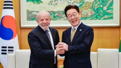 A Coreia do Sul ocupa a posição de quarto maior parceiro comercial do Brasil na Ásia (Imagem: Ricardo Stuckert / PR)