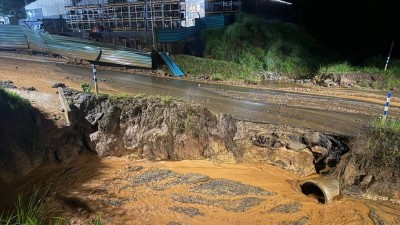 Minas transbordaram no final de janeiro (Imagem: Prefeitura de Congonhas/Divulgação)