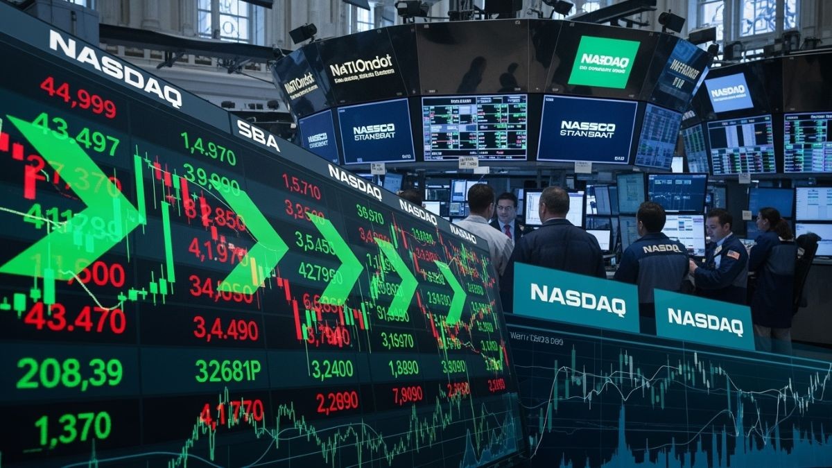 O Nasdaq conseguiu uma leve alta de 0,12% no período (Imagem: Shuttertsock)
