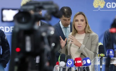 Essa é a segunda vez que Celina assume governo da capital federal (Imagem: Bruno Peres/Agência Brasil)