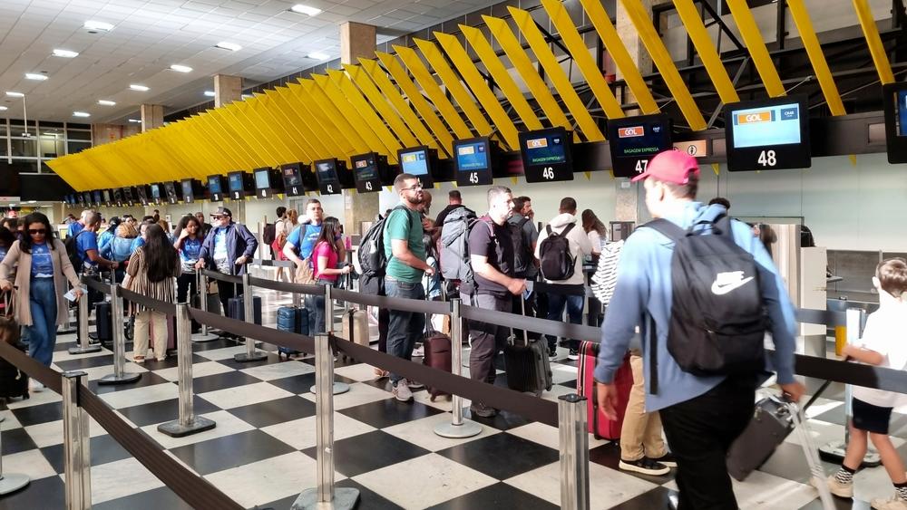 Guarulhos e Congonhas têm, respectivamete, as maiores frotas aéreas do país (Imagem: Shutterstock)