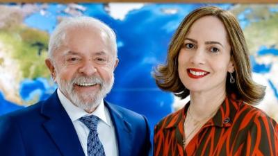 Ana Cristina reuniu-se com Lula antes de ser anunciada presidente do INSS (Imagem: Previdência Social)