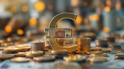 Euro é uma das moedas mais importantes do mundo (Imagem: Shutterstuck)