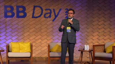 O CFO Geovanne Tobias defendeu visão de conglomerado no BB Day (Imagem: Reprodução/YouTube)