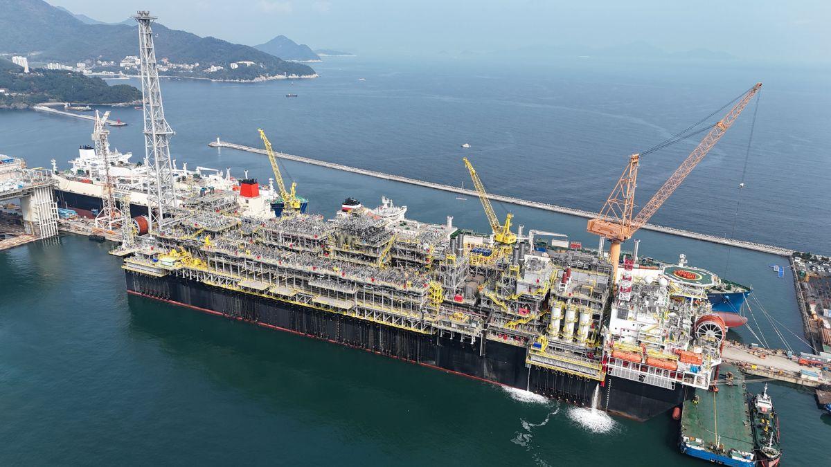 A nova plataforma de Búzios pode pode expandir a oferta de gás no Brasil em até 3 milhões de m³ por dia (Imagem: Divulgação/Petrobras)