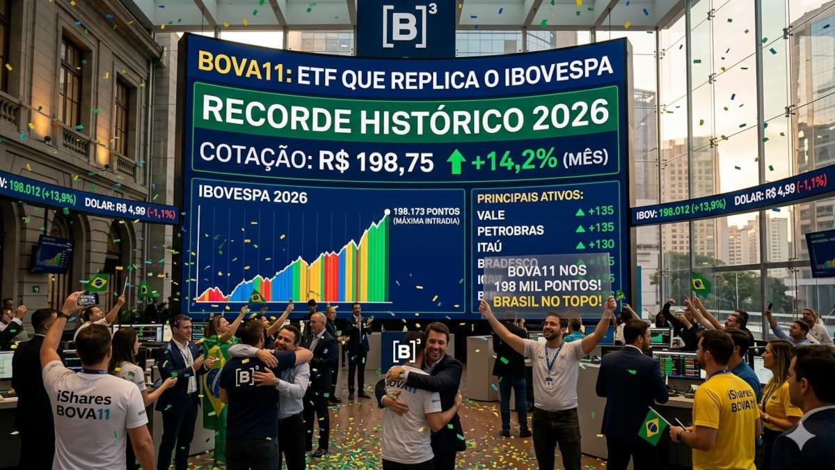 BOVA11 supera R$ 1 bilhão por dia em negociações no primeiro trimestre de 2026 (Imagem: Google Gemini/Gerado por IA)