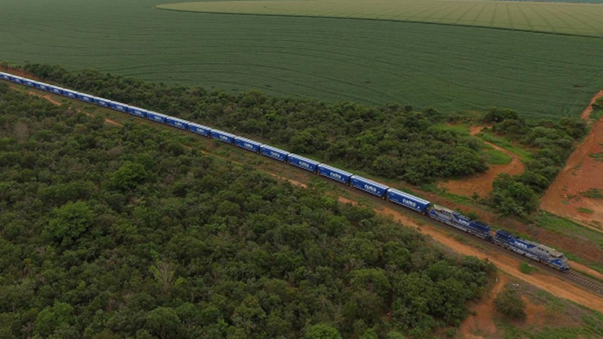 RAIL3 normaliza participação de mercado na cadeia logística do interior aos portos (Imagem: Divulgação/Rumo)