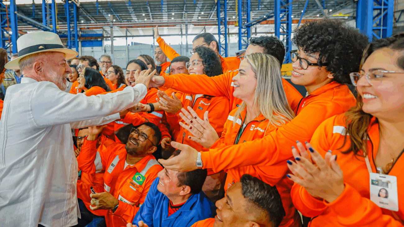 Com Lula, Petrobras anunciou investimentos de R$ 2,8 bilhões no Amazonas (Imagem: Ricardo Stuckert/Planalto)