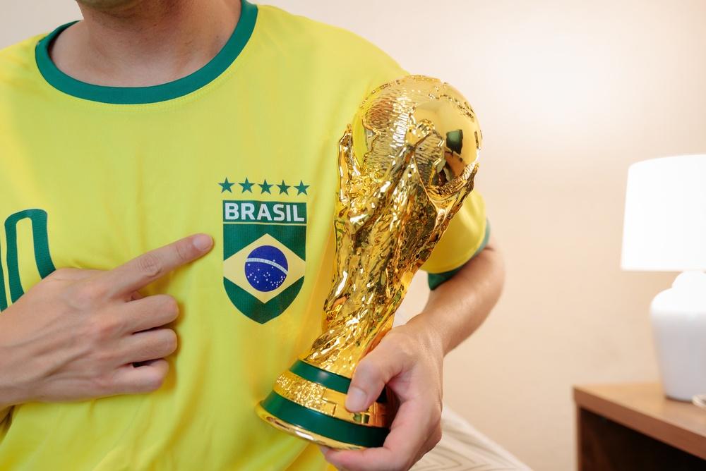 Brasil é o único que participou de todas as edições da Copa do Mundo (Imagem: Shutterstock)