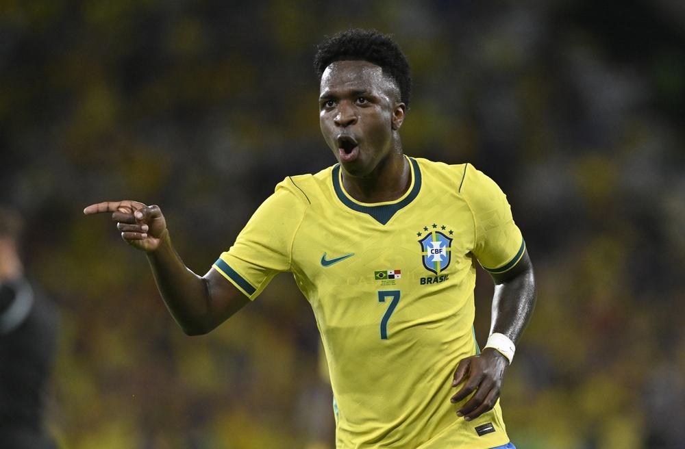 Vinicius Junior é o artilheiro com 4 gols marcados nesta Copa (Imagem: Shutterstock)