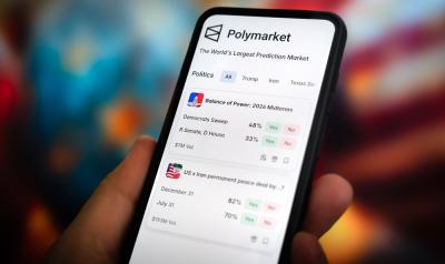 Polymarket é a principal empresa do mercado de previsões (Imagem: Shutterstock)