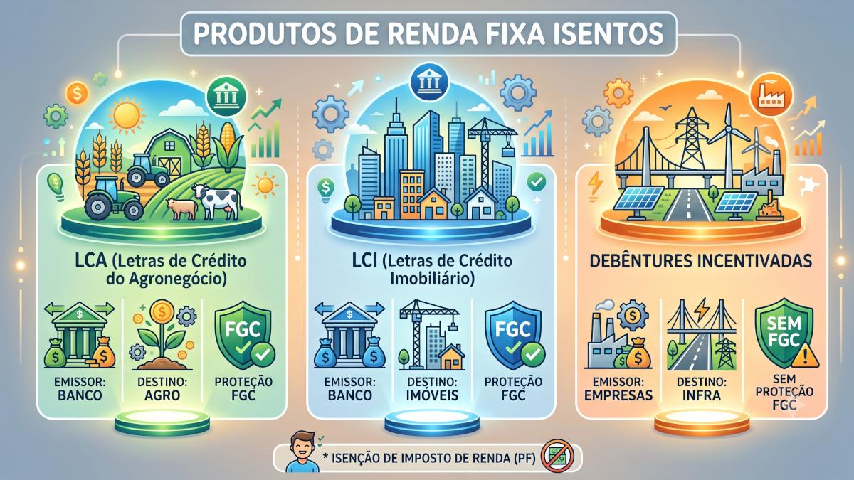 Renda fixa isenta incentiva projetos de agronegócio, imobiliário e infraestrutura (Imagem: Shutterstock)
