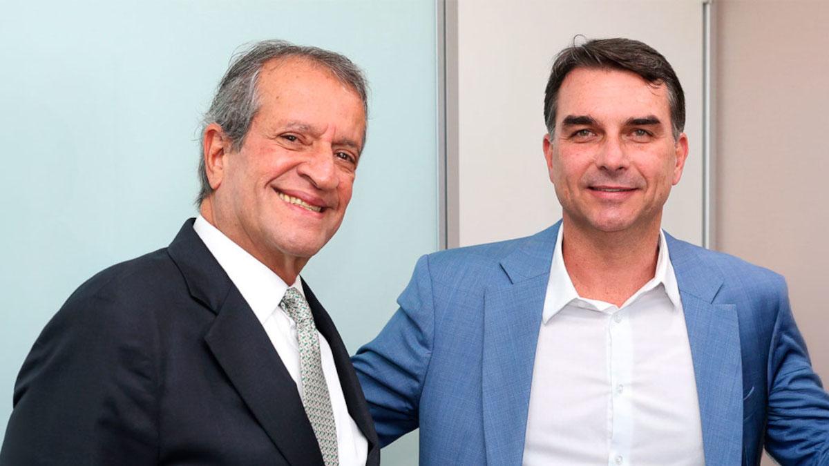 Flávio Bolsonaro acusa PF de atuação seletiva no caso de Valdemar Costa Neto (Imagem: Beto Barata/Partido Liberal)