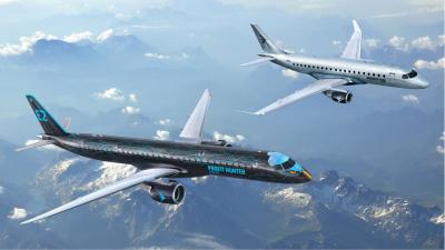 Para a Embraer, cenário é favorável para a sua família de jatos comerciais (Imagem: Divulgação)