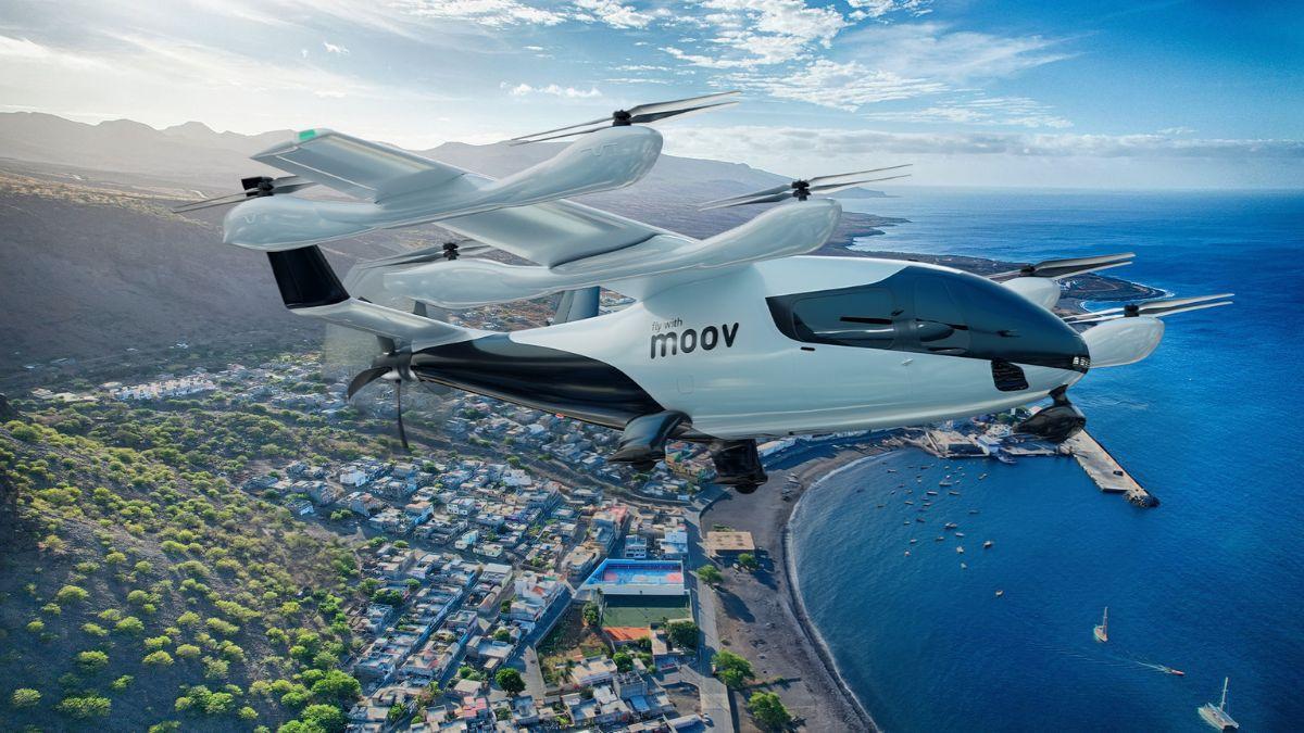 O carro voador da Eve terá capacidade de pousar e decolar de forma vertical, além de motores elétricos (Imagem: Divulgação)