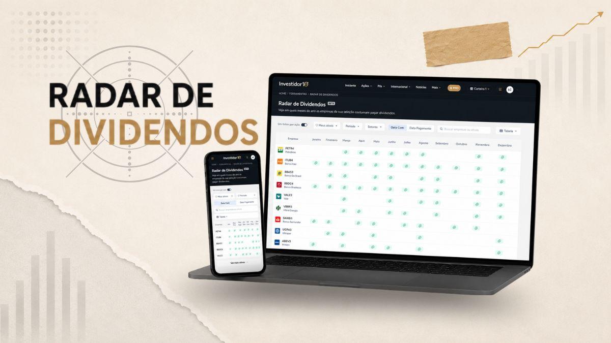 Radar de Dividendos Inteligente do Investidor10 (Imagem: Ilustração criada com Inteligência Artificial))