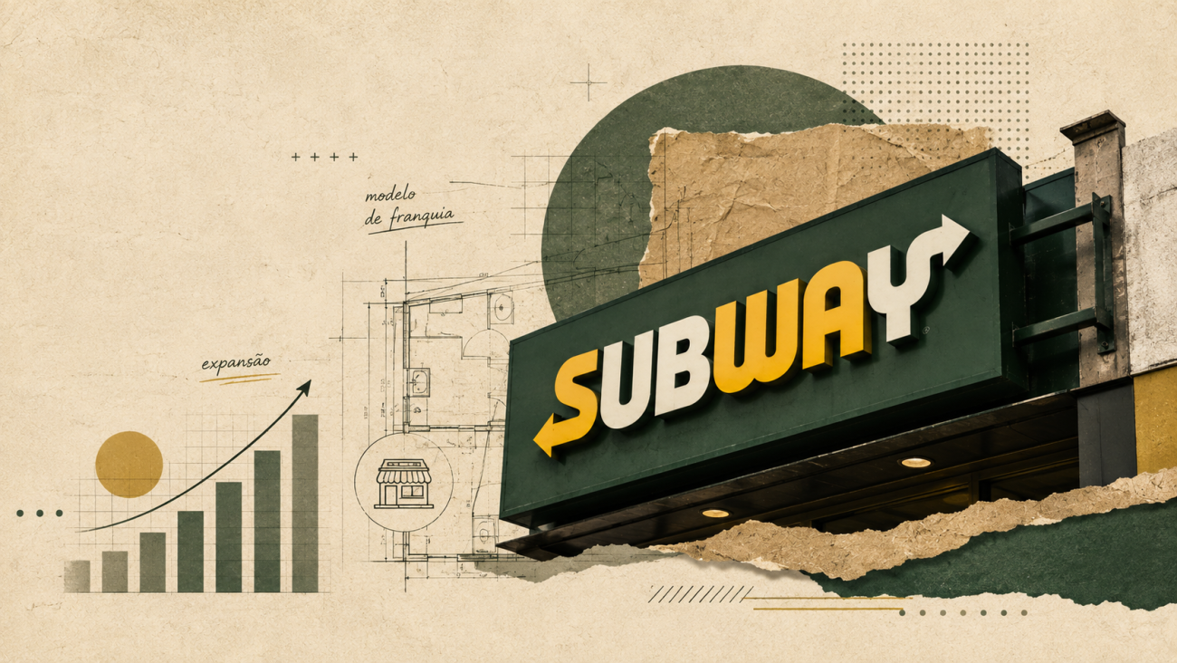 Saiba como funciona uma franquia do Subway. (Imagem: Ilustração criada com Inteligência Artificial)