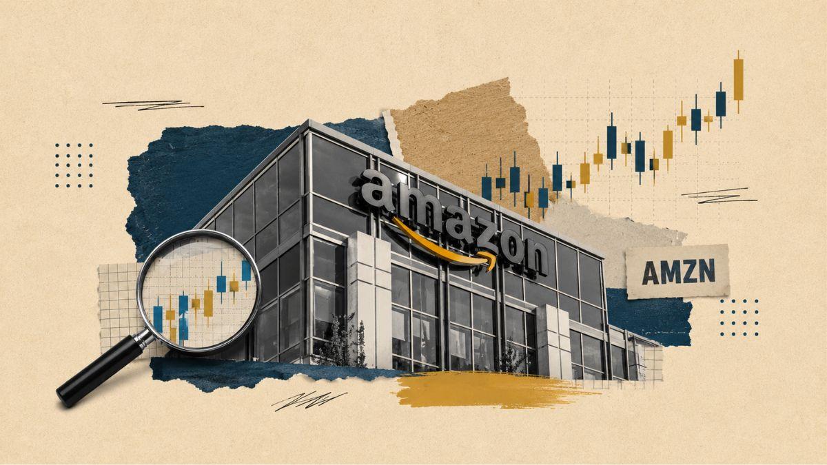 Descubra como investir em ações da Amazon - (Imagem: Ilustração criada com Inteligência Artificial)