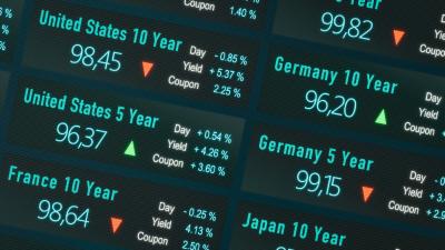 Títulos soberanos nos EUA, Alemanha, França e Japão atingem taxas elevadas (Imagem: Shutterstock)