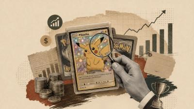 Investimento em cartas Pokémon: (Imagem: Ilustração criada com Inteligência Artificial)