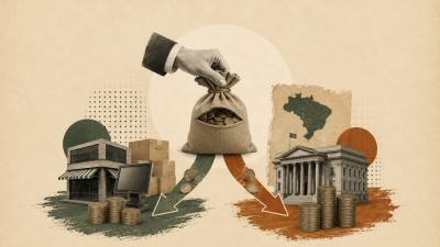 Split Payment - (Imagem: Ilustração criada com Inteligência Artificial)