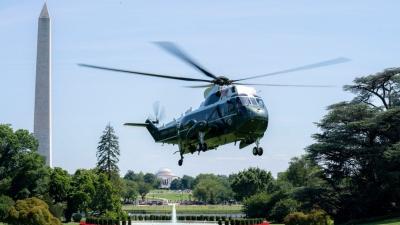 Marine One é o helicóptero oficial do presidente dos EUA (Imagem: Shutterstock)