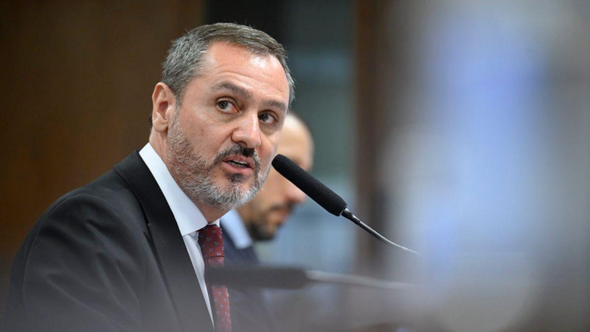 Andrei Rodrigues foi citado em mensagens de Vorcaro a Moraes (Imagem: Andressa Anholete/Agência Senado)