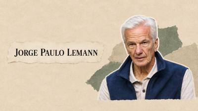 Jorge Paulo Lemann, cofundador da 3G Capital e um dos maiores investidores da história do Brasil. (Imagem: Divulgação | Edição com IA: Investidor10)
