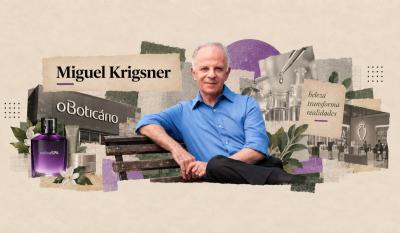 Miguel Krigsner, fundador do O Boticário. Imagem: Divulgação | Edição com IA: Investidor10