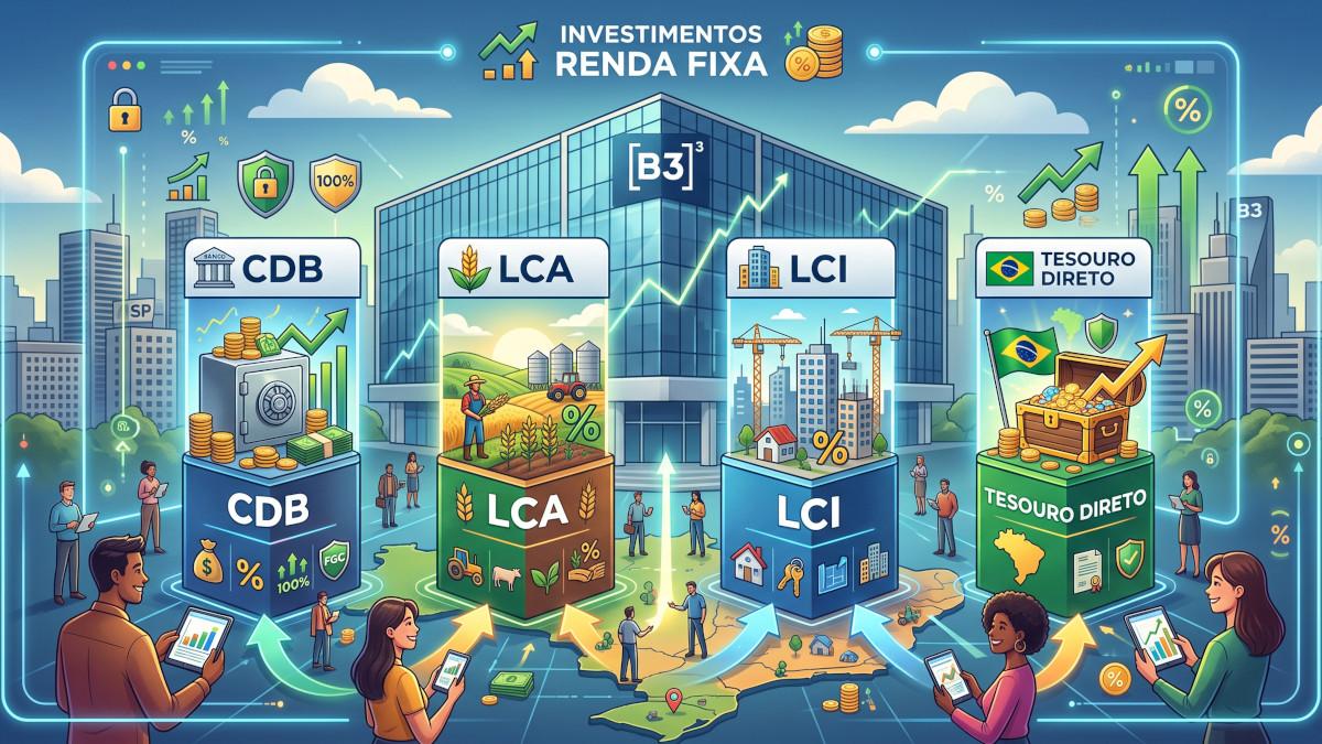 O estoque total em investimentos de renda fixa na B3 soma quase R$ 10 trilhões (Imagem: Google Gemini/Gerado por IA)