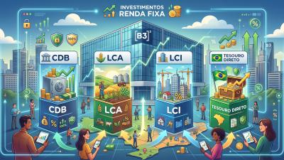 O estoque total em investimentos de renda fixa na B3 soma quase R$ 10 trilhões (Imagem: Google Gemini/Gerado por IA)