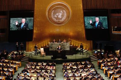 Trump também já discursou outras diversas vezes no evento anual da ONU (Imagem: Shutterstock)