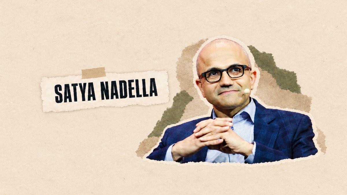 Satya Nadella, CEO e presidente do conselho de administração da Microsoft (Imagem: Divulgação | Edição com IA: Investidor10)