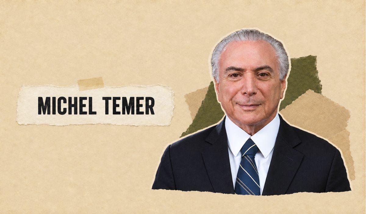 Saiba quem é Michel Temer e sua trajetória profissional. :  Imagem: Divulgação | Edição com IA: Investidor10