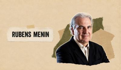 Rubens Menin: conheça a trajetória do fundador de empresas como MRV e Banco Inter. Imagem: Divulgação | Edição com IA: Investidor10