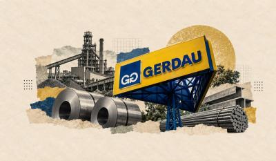 Ações da Gerdau - (Imagem: Ilustração criada com Inteligência Artificial)
