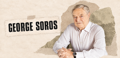 George Soros, fundador da Soros Fund Management e da Open Society Foundations (Imagem: Divulgação | Edição com IA: Investidor10)