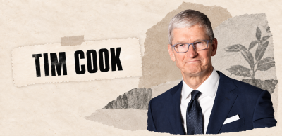 Tim Cook é CEO da Apple desde 2011, sucedendo Steve Jobs (Imagem: Shutterstock | Edição com IA: Investidor10)