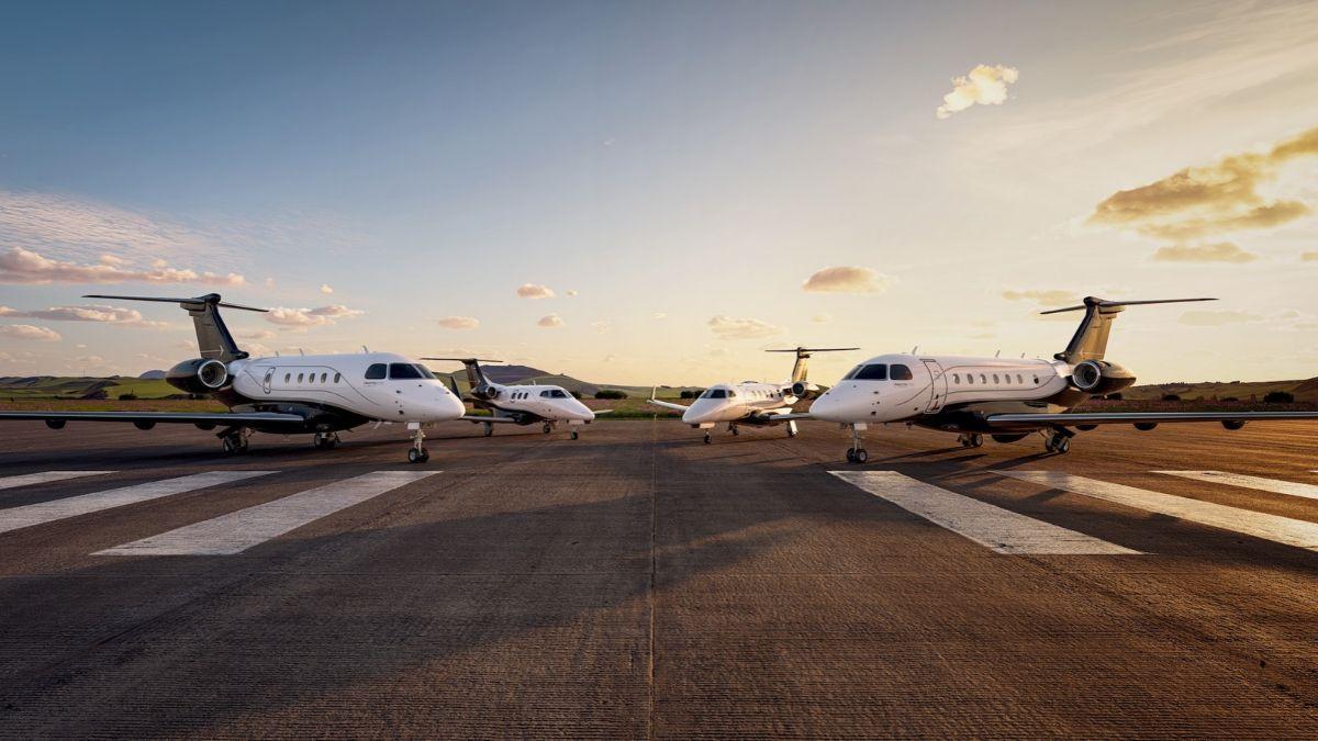 A forte demanda por jatos executivos ajudou a impulsionar entregas da Embraer (Imagem: Divulgação)