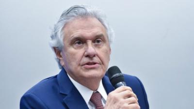 Caiado citou aprovação de 88% da população goiana à sua gestão (Imagem: Zeca Ribeiro/Câmara dos Deputados)