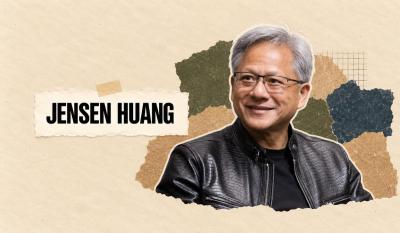 Conheça Jensen Huang, o fundador da Nvidia. Imagem: Divulgação | Edição com IA: Investidor10