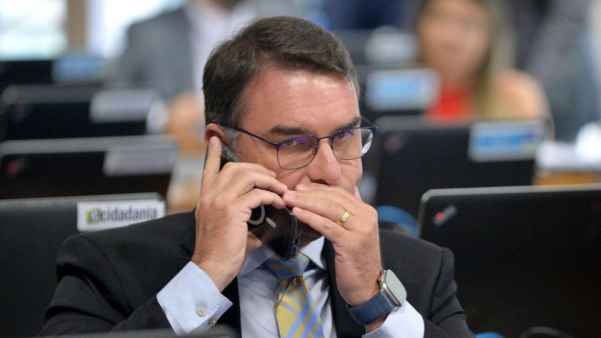 O movimento ganhou força após Flávio terminar o primeiro turno à frente do presidente Lula(Imagem: Alessandro Dantas)