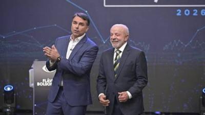 Lula e Flávio voltam a se enfrentar no debate da TV Globo, na sexta-feira (23) (Imagem: Renato Pizzutto/Band)