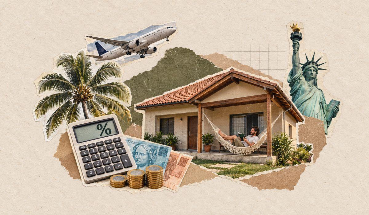 10 passos para conquistar liberdade financeira com planejamento e organização. (Imagem: Ilustração criada com Inteligência Artificial)