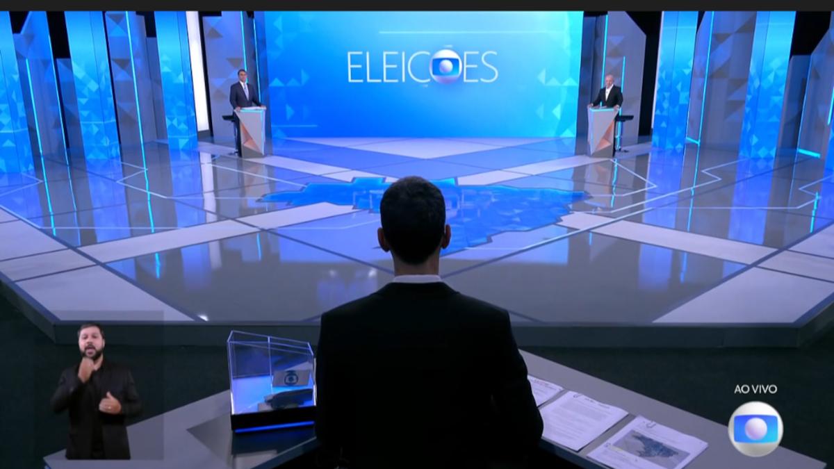 Último encontro entre Flávio Bolsonaro e Lula se dá em cenário de empate numérico (Imagem: Reprodução/TV Globo)