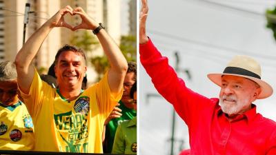 Flávio e Lula votaram acompanhados das esposas e de aliados (Imagem: Divulgação)