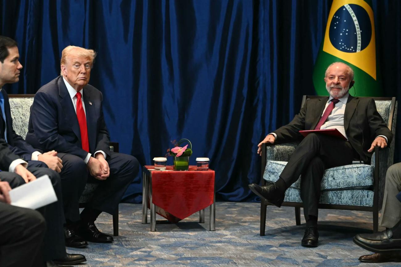 Trump adotou um tom neutro na reta final das eleições brasileiras (Imagem: Ricardo Stuckert/PR)